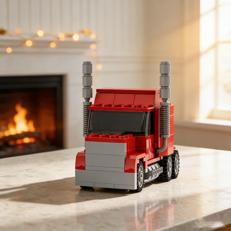 

178pcs MOC Peterbilt City Cargo Model Building Blocks Toys Christmas Gifts Architecture Assemble DIY Idea Creative Education