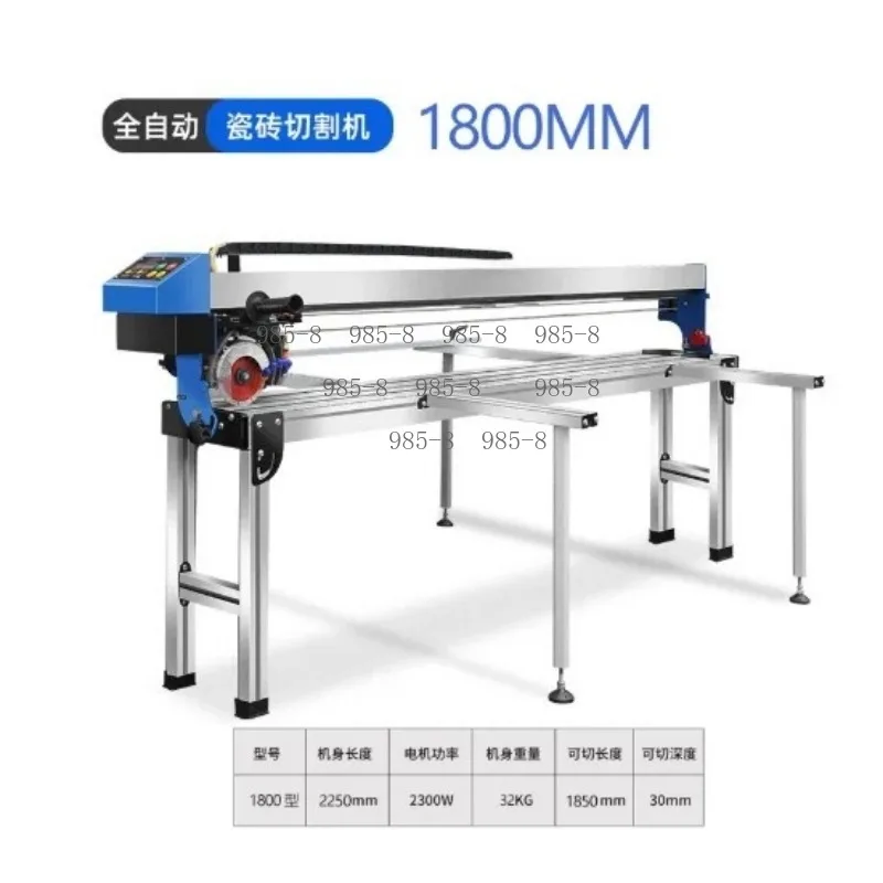 2300W Infrared Laser Tile Push Cutter, Multifunctional Device for Edging, Chamfering and Parquet Slotting, Size Range