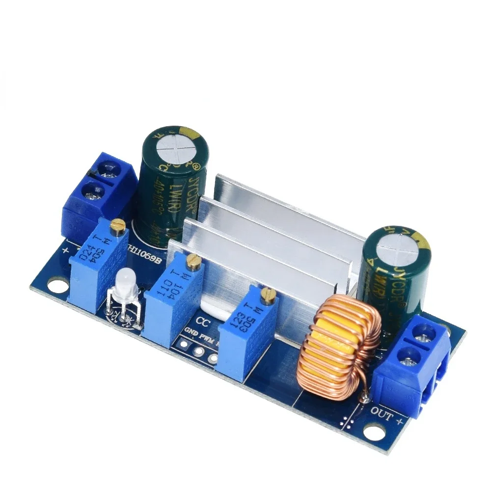 

Automatic Protection! 5A Max DC-DC XL4005 Step Down Buck Power Supply Module Adjustable CC/CV Lithium Charge Board for Arduino