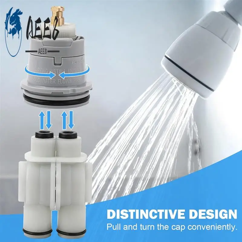 

AEE8-RP46074 Картридж для душевого клапана, совместимый для Delta 13/14 серии, смеситель для душа для ванны и душа с одной ручкой