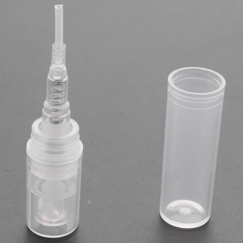 300X2Ml plastikowy butelka z rozpylaczem podróżny pusty przezroczysty Atomizer perfum nowy