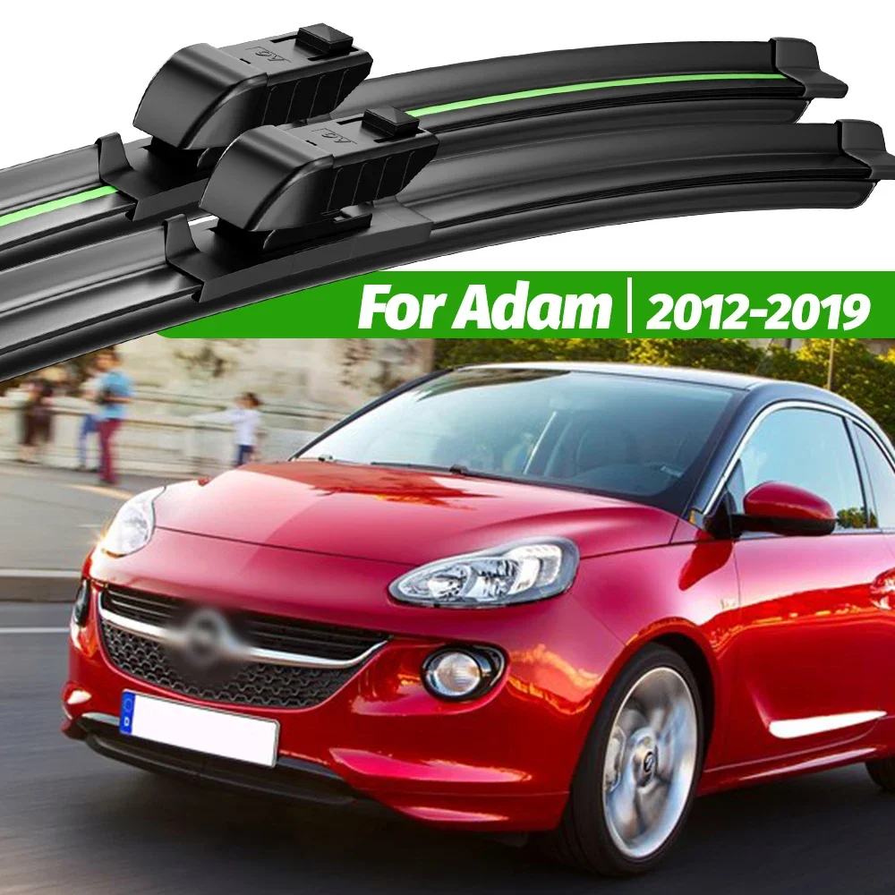 

For Opel Adam 2012-2019 2pcs Front Windshield Wiper Blades 2013 2014 2015 2016 2017 2018 Windscreen Window Accessories