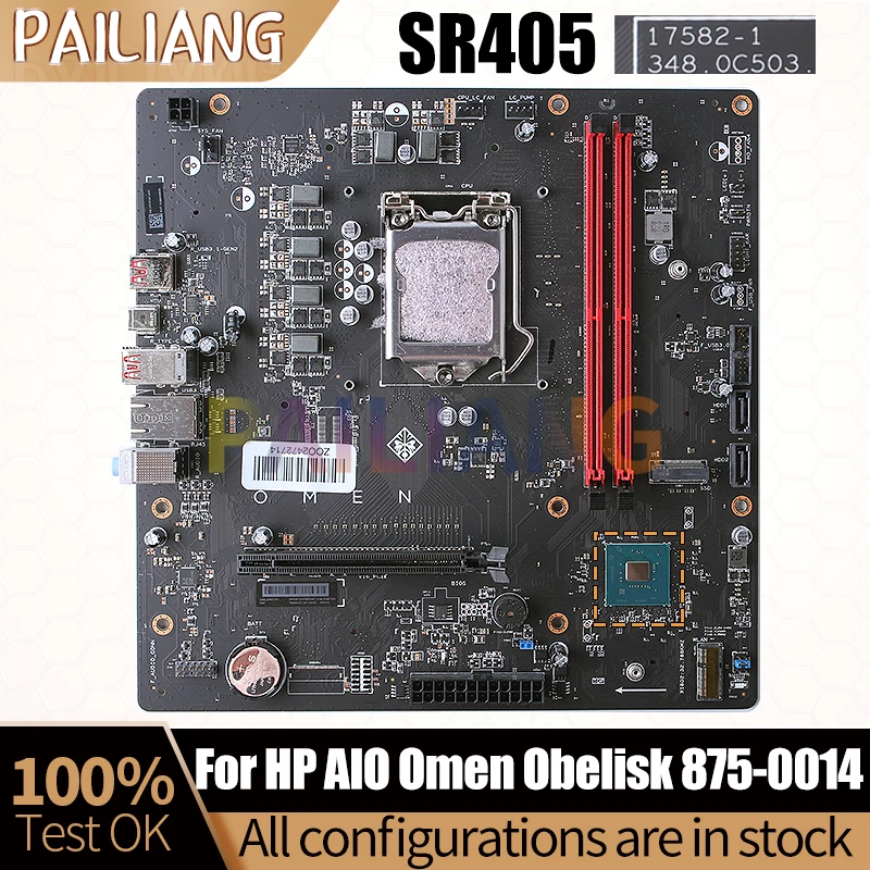 For HP AIO Omen Obelisk 875-0014 Notebook Mainboard Laptop 17582-1 SR405 All-in-one Mainboard Full Tested