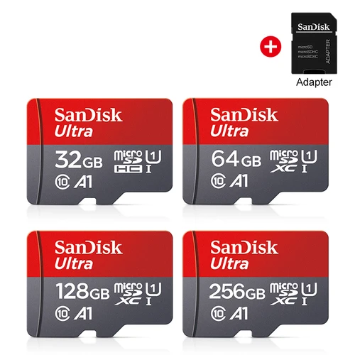 Imagen 2 del producto SanDisk-tarjeta de memoria Ultra MicroSDXC UHS-I, C10 U1, Full HD, A1, 64 GB, 128 GB, 256 GB, 512 GB, máx. a 100 MB/s, tarjetas Micro SD para teléfono móvil
