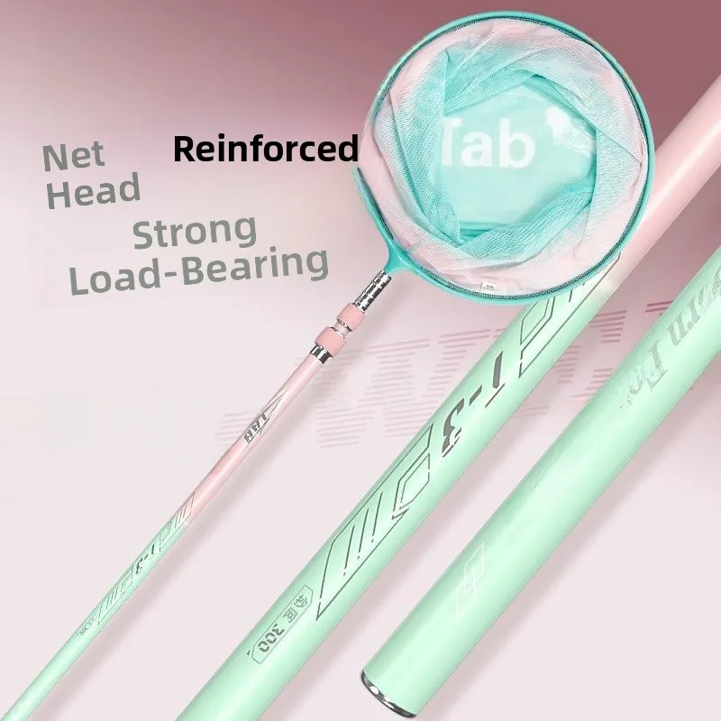 

Carbon Fishing Net Pole Retractable Big Fish Net Set Complete Fishing Gear Lightweight Portable Fine Mesh Fishing Net Basket