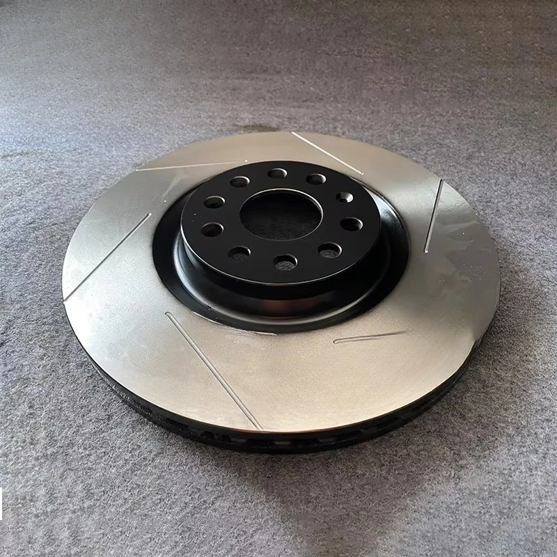 

A3 TT Seat Leon 50% Improved Performance New Velocette Modified Aluminum Front Brake Disc Rotor Assembly OE EBR832XPR