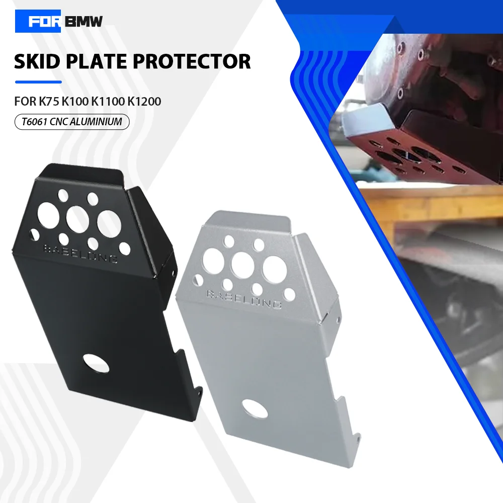 

Motorcycle Skid Plate Bash Frame Guard Engine Cover Protection FOR BMW K75 K100 K1100 K1200 Engine Skidplate K 75 100 1100 1200