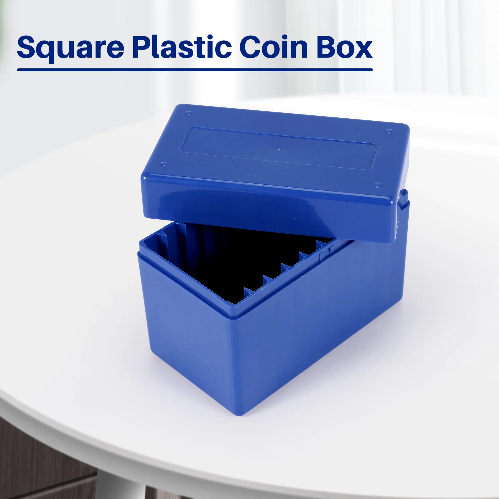 Square Plastic 10 Coin Capacity Holder Slab Storage Box Case Fit for PCCB NGC PCGS