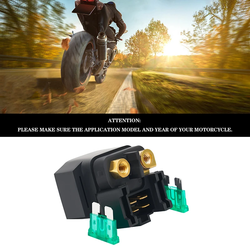 Road Passion Motorcycle Starter Relay For YAMAHA FZ6-N FZ6 Naked ABS FZ6-NA FZ6-NAHG FZ6-SA2 FZ6-NHG FZ6-S2 FZ6-NS FAZER S S2