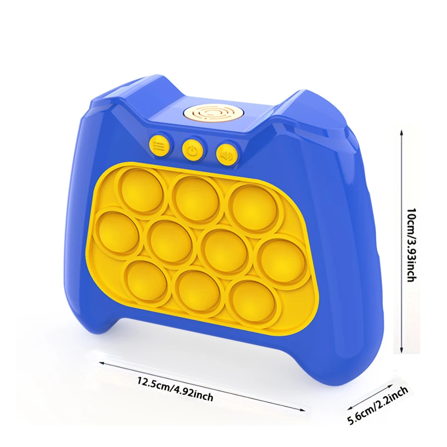 Pop Light Fidget Spiel Quick Push Bubble Spiel Tragbare Handheld Griff Spielzeug Jungen Mädchen Geschenk für Kinder Maschine Entlasten Stress Spielzeug