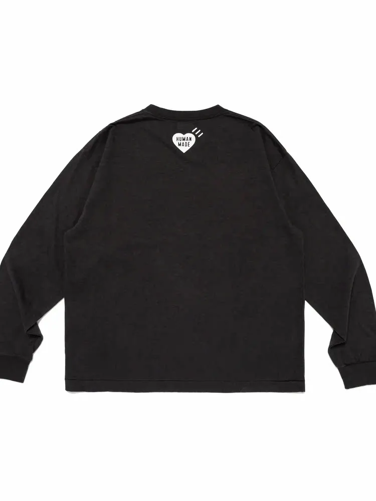 HUMAN MADE Heart Graphic L/S T Shirt SS26 Chest Logo Unisex Boxy Cotton Japanese