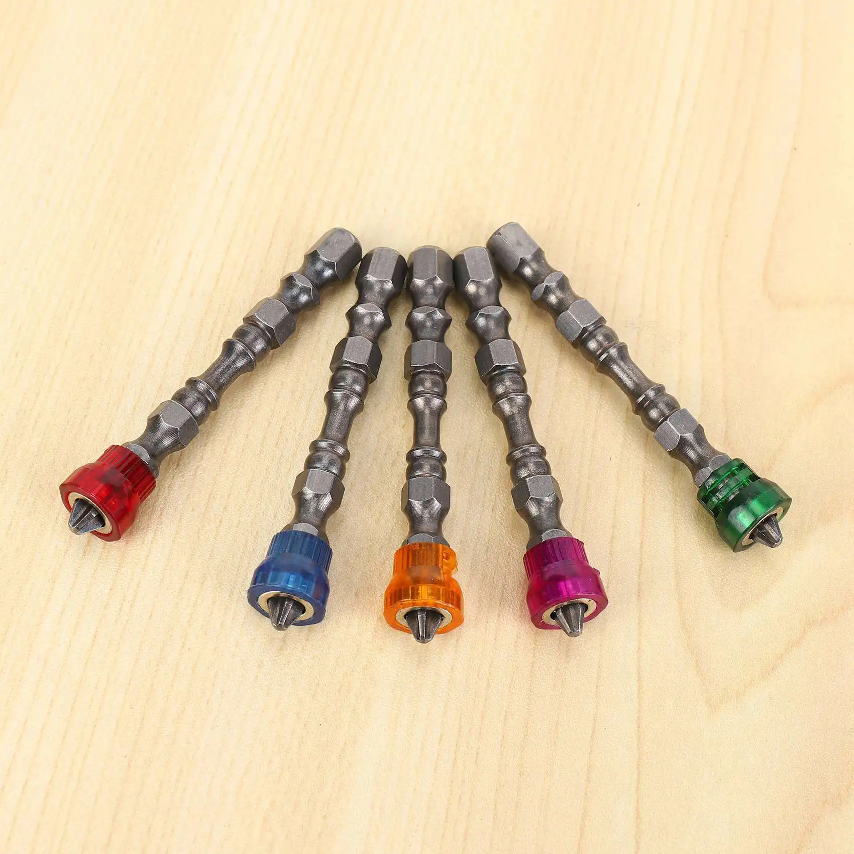 

ABRW-20X Anti Slip Electric Hex Magnetic Screwdriver 65Mm S2 PH2 Single Head Bit Tool 5 Color