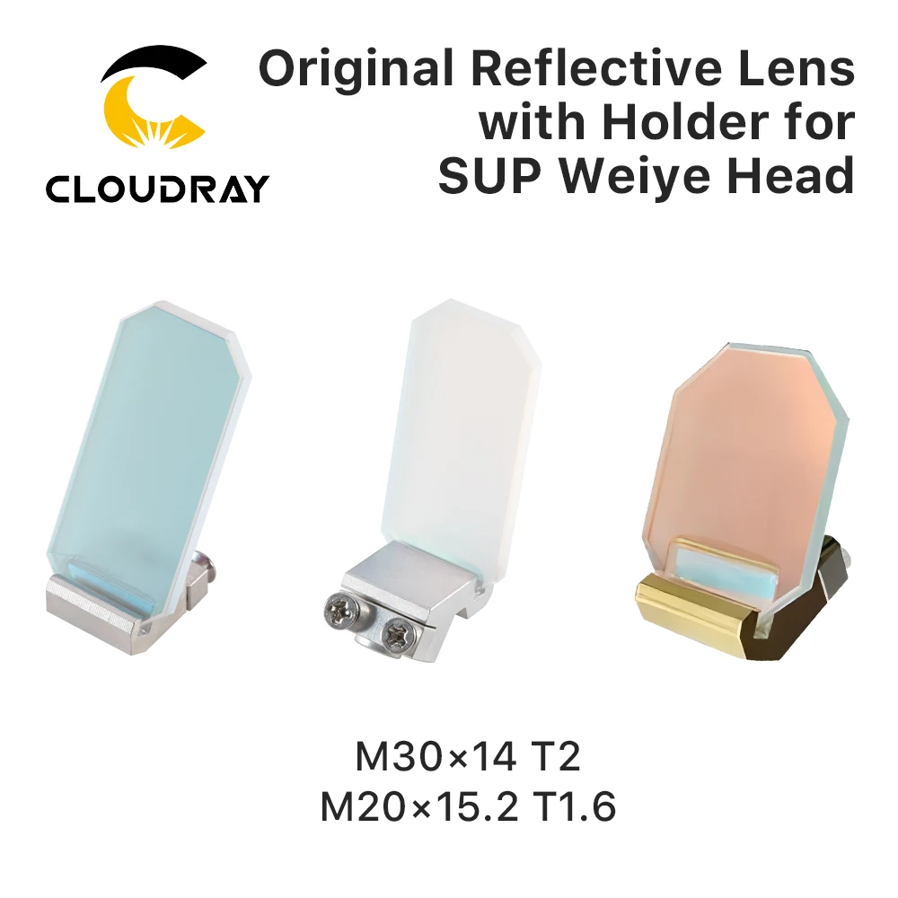 

Cloudray Original SUP Weiye Welding Head Eflective Lens with Holder for SUP20S/T SUP21S/T SUP23S/T SUP21C SUP22C Welding Head