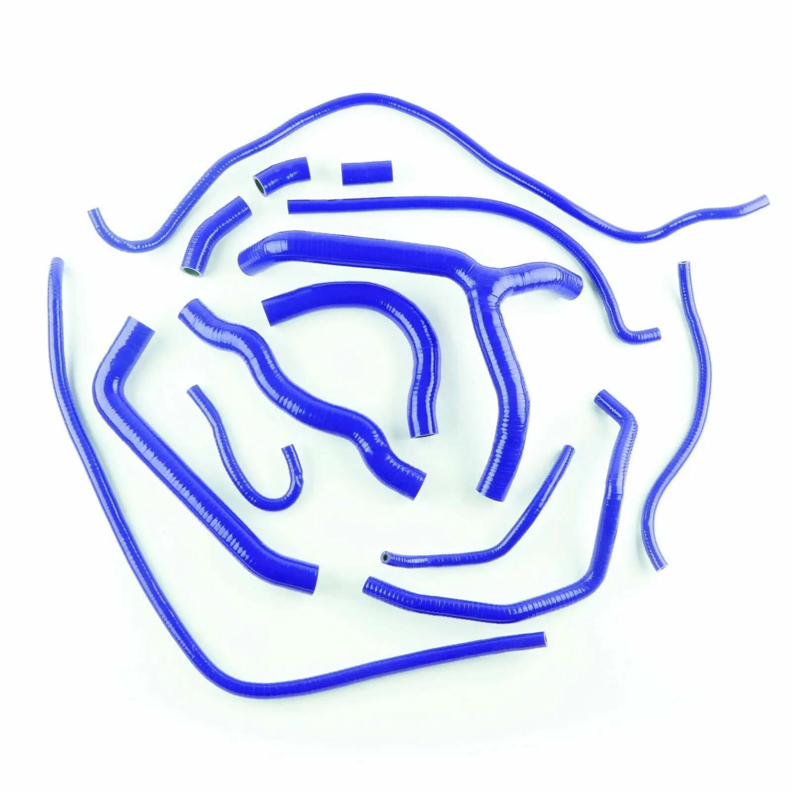 FOR HONDA VFR 800 FI VTEC 2002-2014 COOLANT SILICONE RADIATOR HOSES 14 PCS (Y-KIT)（3 -PLY Hose ）