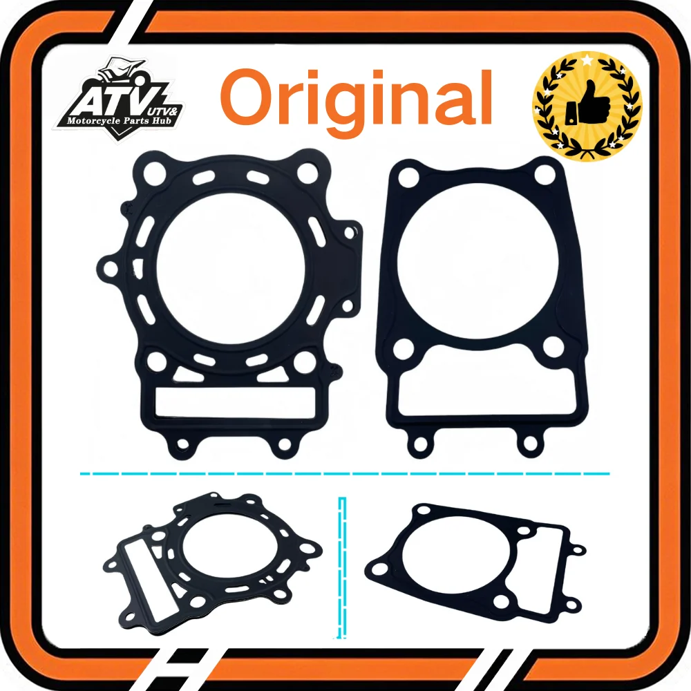 

1Set Original Cylinder Head Gasket 35106 1BE-11181-00 35120 1BE-11351-00 Cylinder Gasket For Linhai ATV 500D M550 EFI M550L