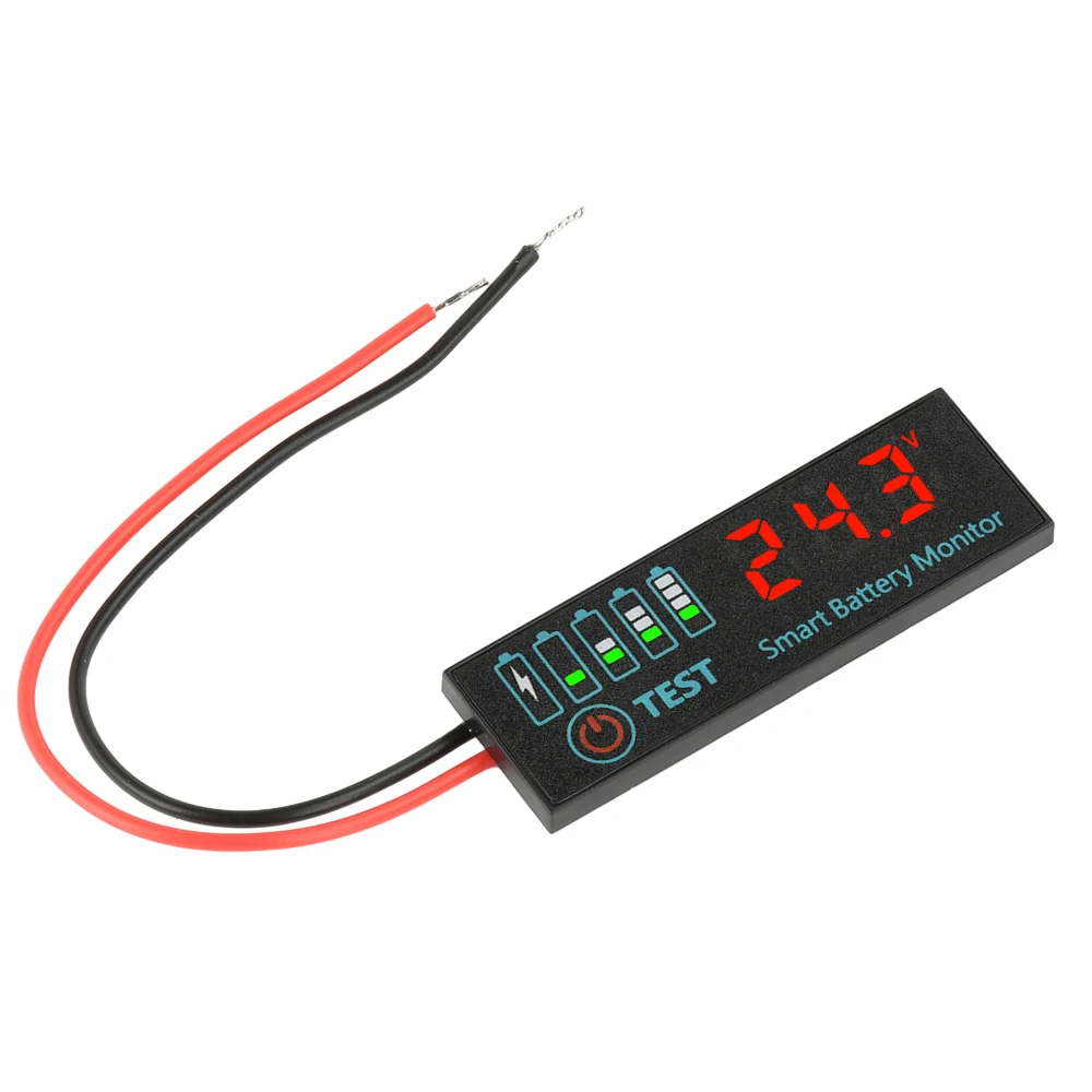 DC 7-55V Universal LED Battery Level Indicator Voltmeter Voltage Tester 3S-14S Acid/Lipo Lithium Battery Battery Capacity Board