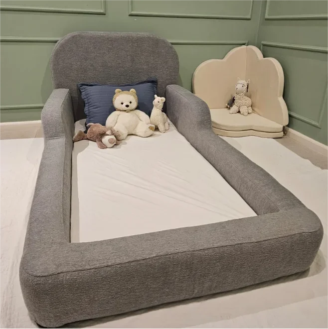 Top Tier Customized Size Washable Bed Sofa with Sturdy Frame Long-Lasting Use Compressed Packing for Nursery Playroom Bedroom