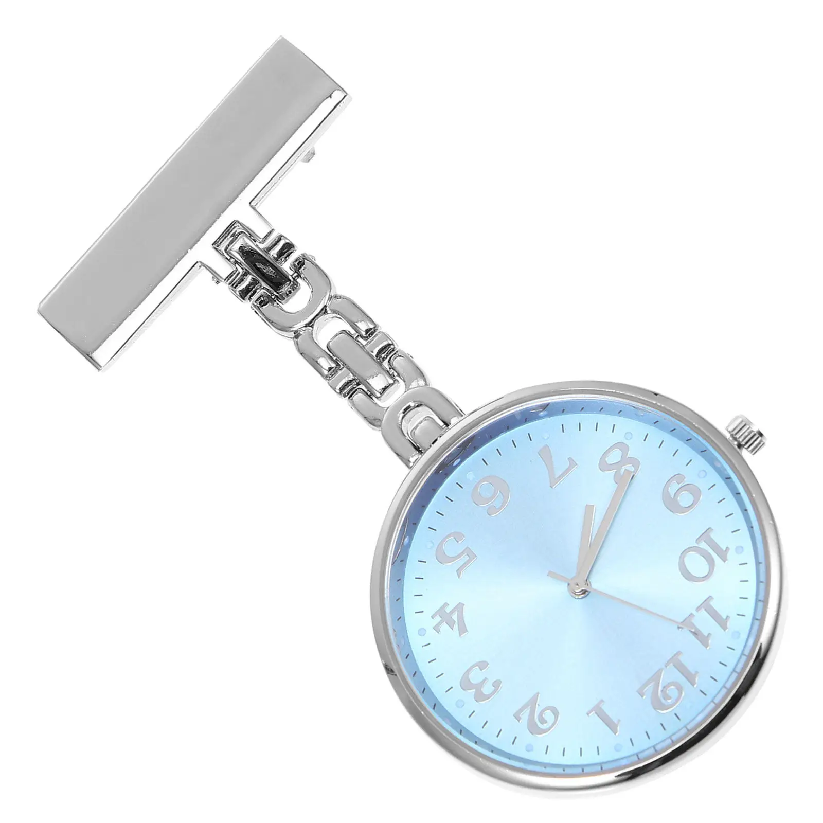 Nurse Watch Hanging Pendant Quartz Pocket Watch for Clinic Staff Nurses Doctors Staff Beautiful Key Shape Design