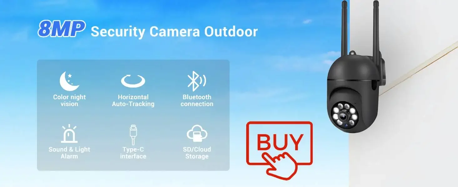 2.4G 8MP Kameras WLAN-Videoüberwachung IP-Innensicherheitsmonitor 5.0X Zoom Drahtloser Haus-Alarm mit Tracking-Funktion O-Kam Pro – Detail 14
