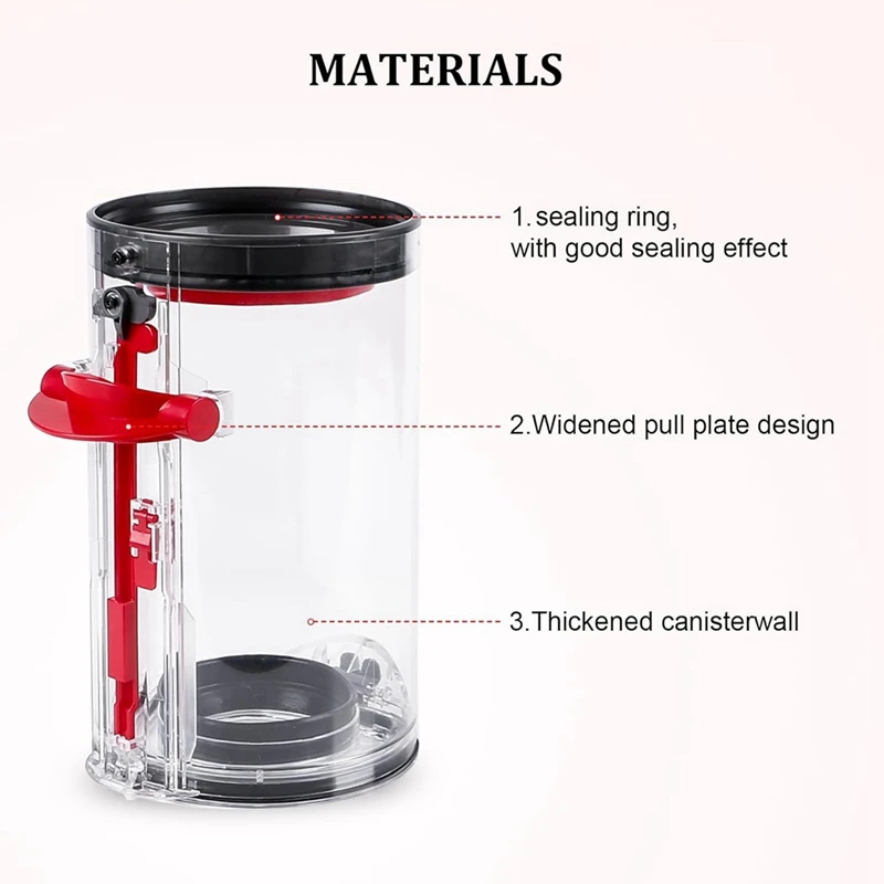 Części zamienne do pojemników na kurz do Dyson V11 V15 SV14 SV15 SV15 SV2 części do odkurzaczy wiadro do zbierania kurzu