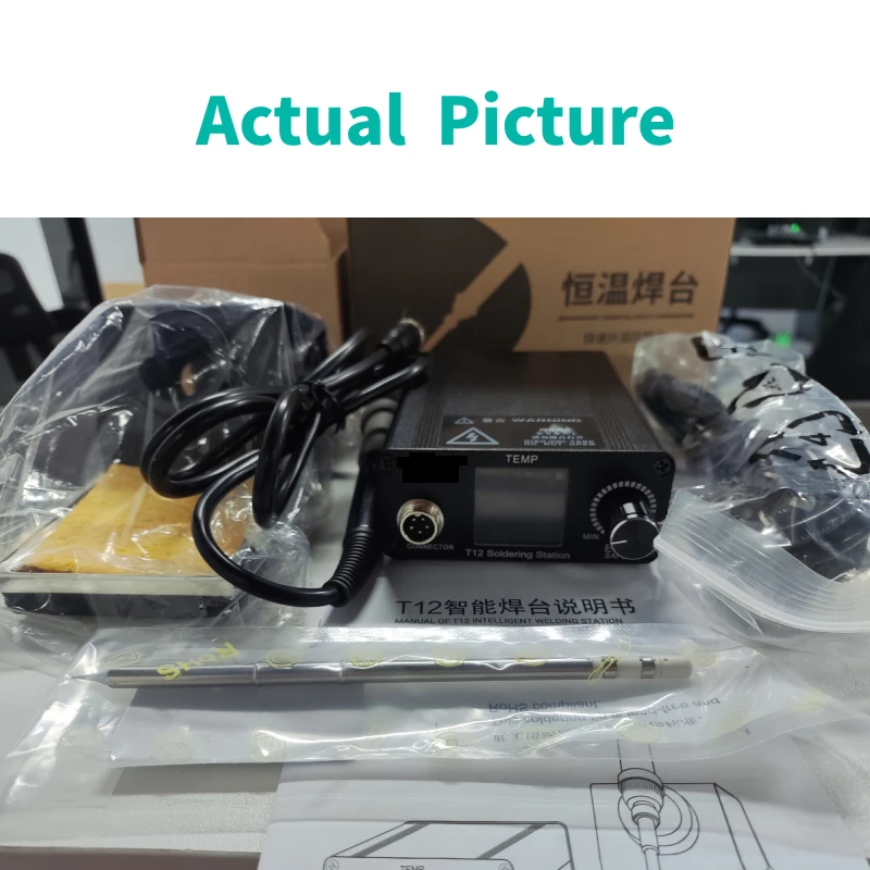 T12 Soldering Station Welding Iron Digital Electronic T12 Soldering Iron Tips New Version Temperature Adjustable Control