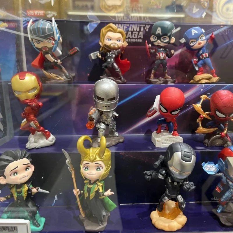 

Hot Infinity Saga Series Blind Box Iron Man Spider Man Thor Mini Figures Loki Figurine Mystery Surprise Box Dolls Toys Xmas Gift