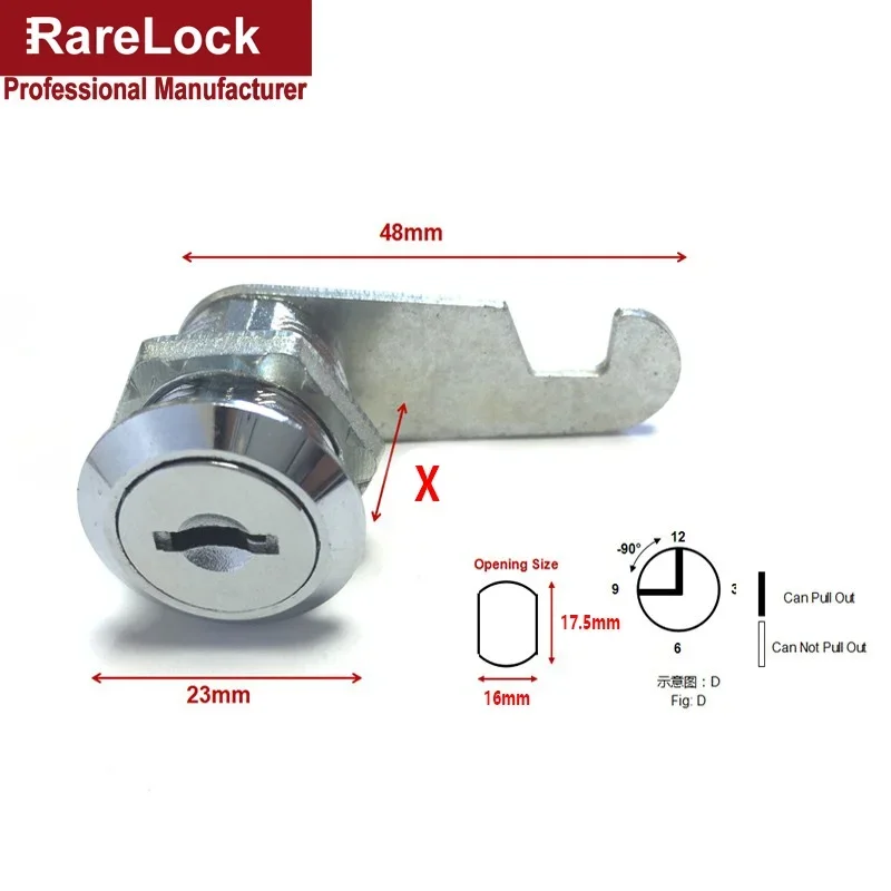 Serratura a camma con chiave in metallo per porta cassetta postale armadio cassetta degli attrezzi PALESTRA armadietto mobili cassetto hardware