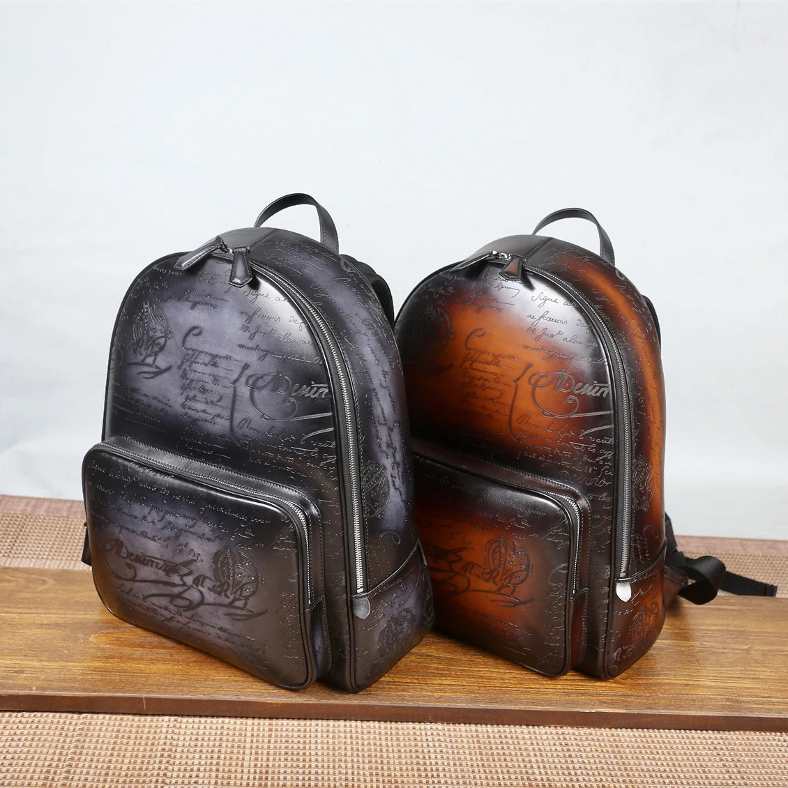 

DIMY 2025 Men's Backpack Made of Genuine Leather Large Capacity Business High end Luxury Handmade Backpack