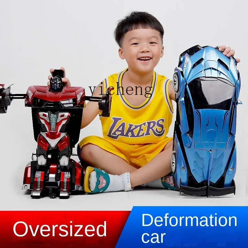 Robot eléctrico Lamborghini Diamond para automóvil con control remoto y deformación de gran tamaño XL