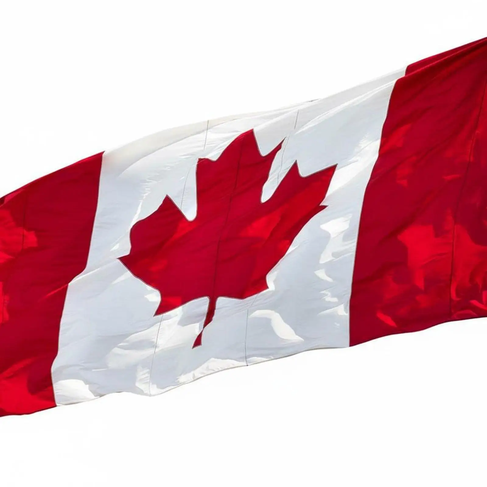 Festive Canada Day Decoration Big Maple Leaf Flag for Garden Office Athletic Events
