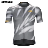 DAREVIE Camiseta de ciclismo Shadow para hombre, Maillot de nivel de entrenamiento de ciclismo, transpirable, de secado rápido, talla pequeña