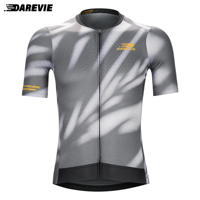DAREVIE Cycling Jersey Shadow Breathable Small Size Man Cycling Training Level Maillot MTB Road Quick Dry Men's Cycling Jersey