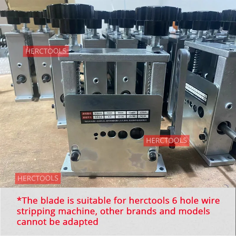 5 Pieces Herctools 6 Hole Wire Stripping Machine Original Blade