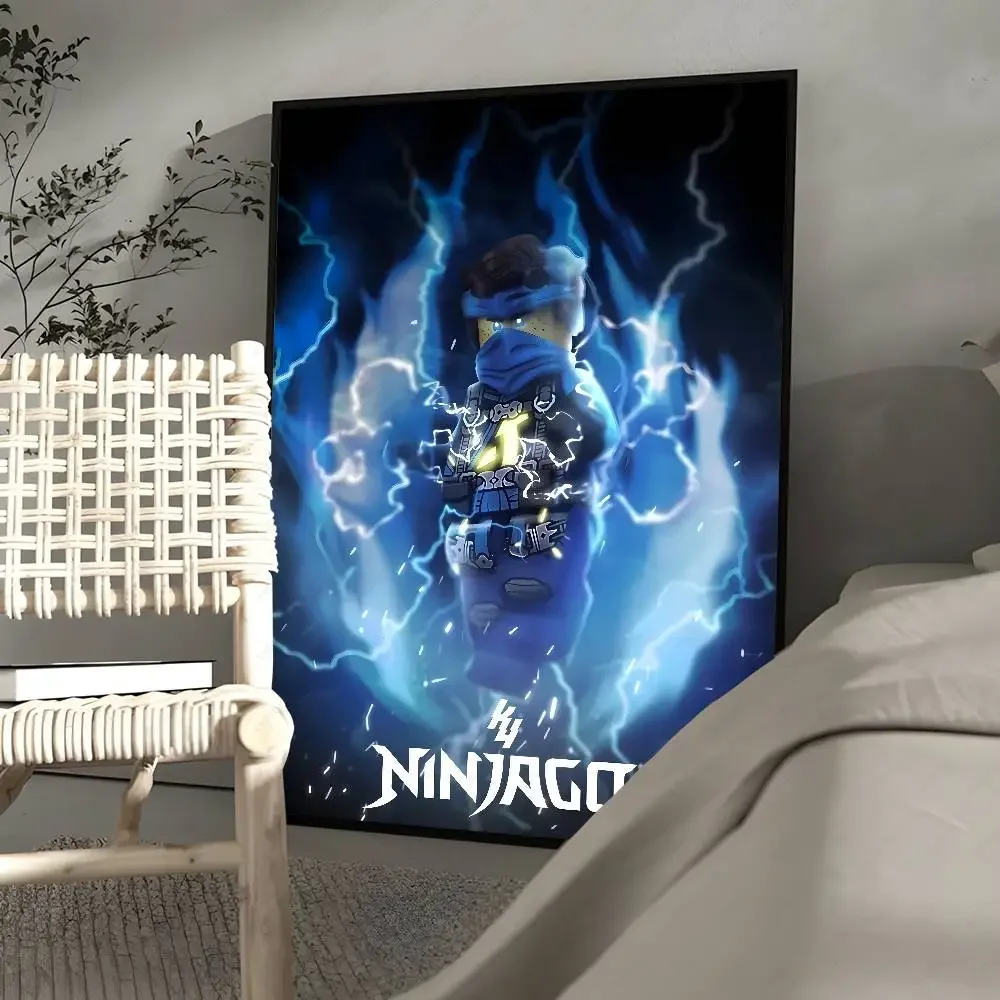 Cool Cartoon-N-Ninjago Poster Poster Water Proof Paper Print Room Decor Stickers Art Wall Decoration Bedroom Living Room