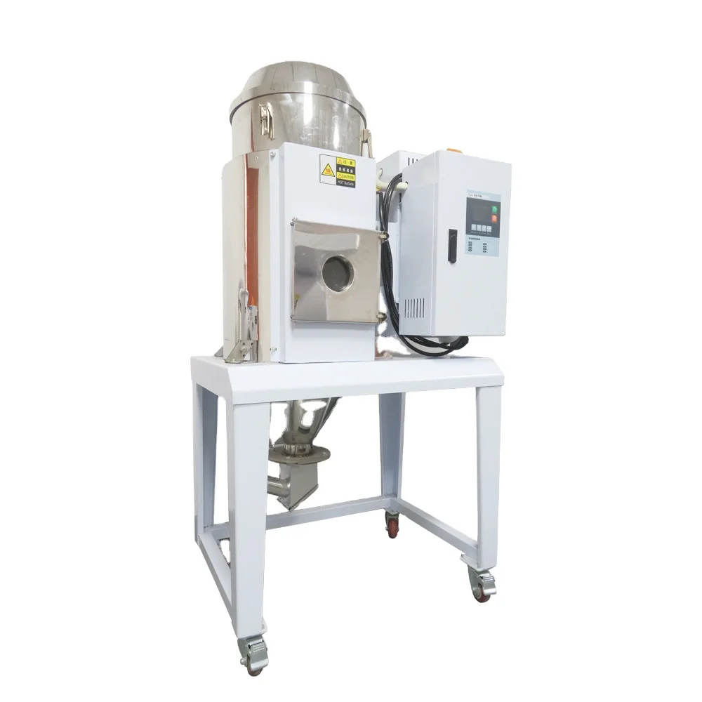 Large Capacity Euro Design Hopper Dryer 400kg Double Insulation Energy Saving For Plastic Raw Material Dehumidifying