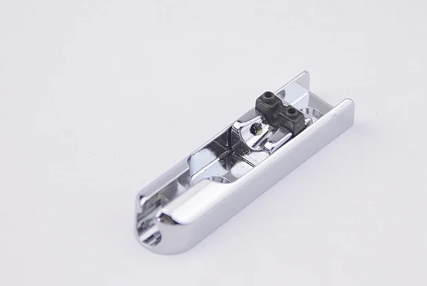 1 Set (5 Pieces) Single String Bass Bridge with Lock, for 5-String Electric Bass (Chrome) Made in Korea