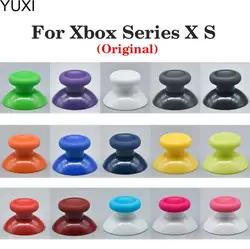 YUXI 2PCS Original 3D Analog Joystick Thumb Stick Grip Cap Rocker Buttons For Xbox Sereis S X Controller Thumbsticks Cover