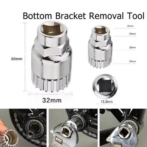 15/24mm cykelpedalnyckel cykelpedalborttagningsverktyg med halkfritt handtag vevlager borttagningsverktyg cykelreparationstillbehör 6 best sales pedalverktyg - №3