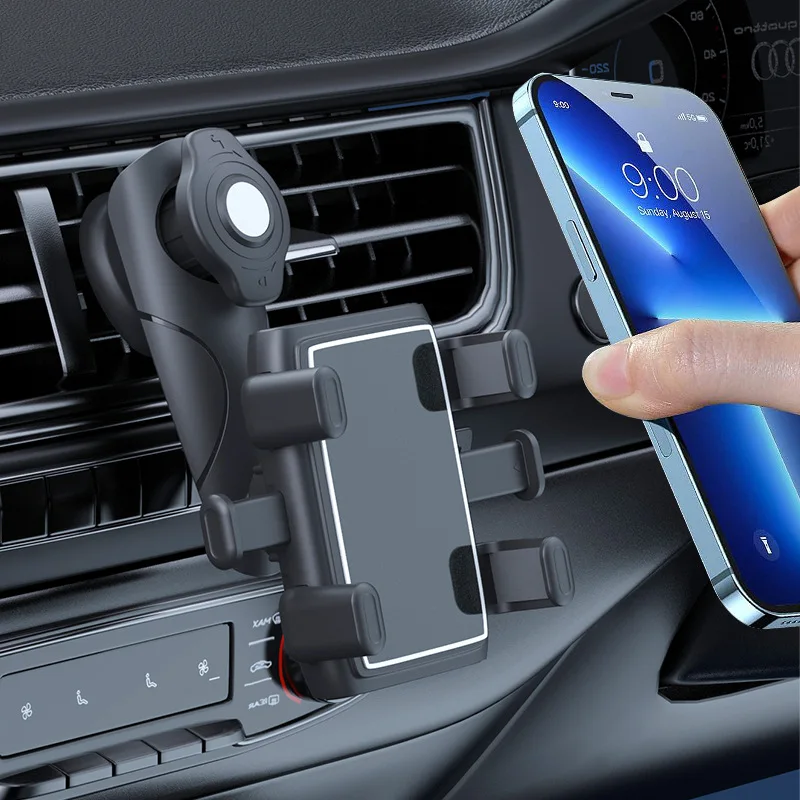 Gravity Phone Holder Car Air Vent Clip Mount Cellphone Stand 360-Degree Rotation Air Vent Mobile Phone Bracket Support