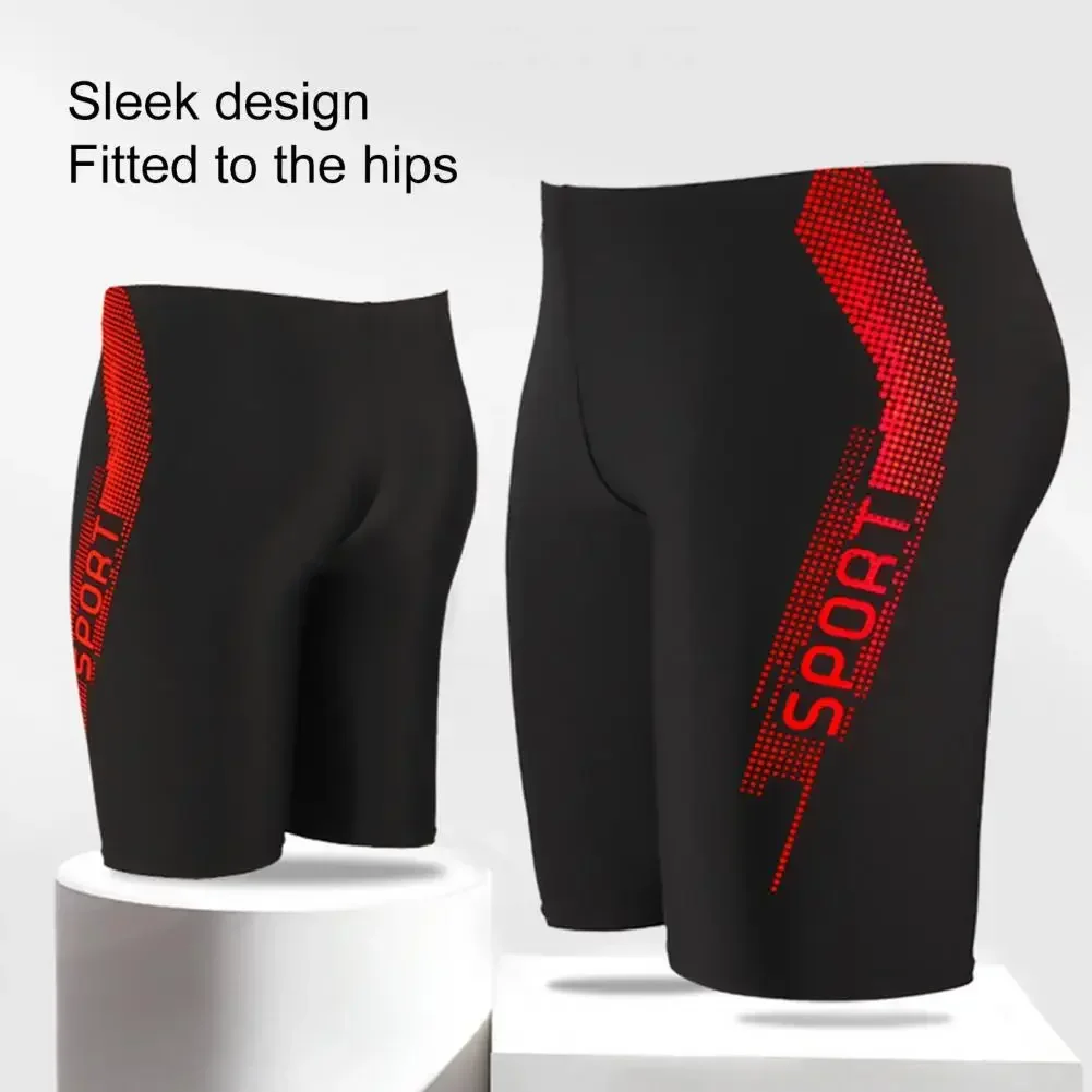 

Fashion Bathing Trunks Quick Drying Swim Shorts 3D Cutting Men Splicing Color Swimming Shorts Slim Fit