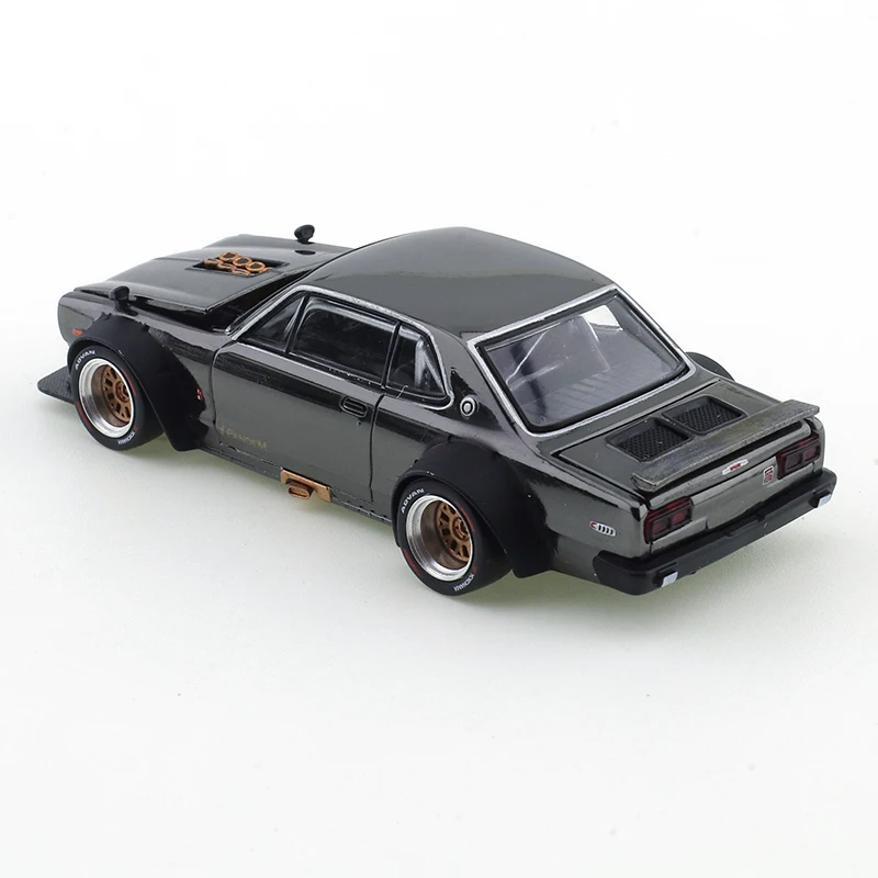 XCARTOYS 1:64 SKYLINE GT-R V8 DRIFT galvanizado negro colección de aleación fundida a presión modelo de coche decoración regalo