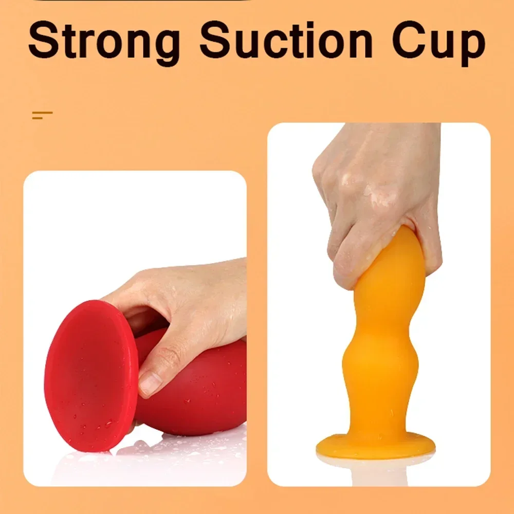 Huge Butt Plug Anal Sex Toys for Woman Men Prostate Massager Stimulator Big Dildo Suction Cup Buttplug Anus Masturbator Dilator