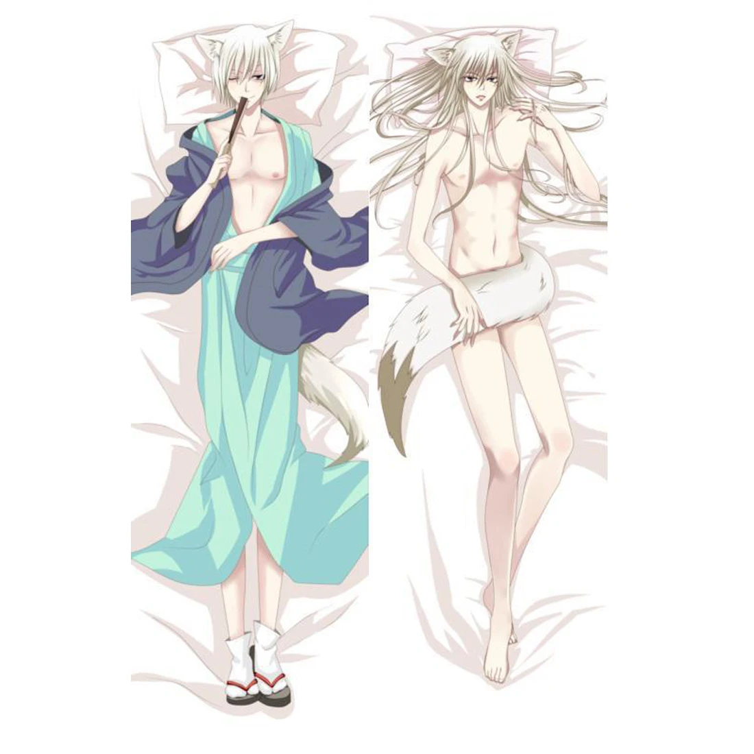 Japanese Anime Kamisama Hajimemashita Tomoe Male Pillow Case Cover Hugging Body bedding A002