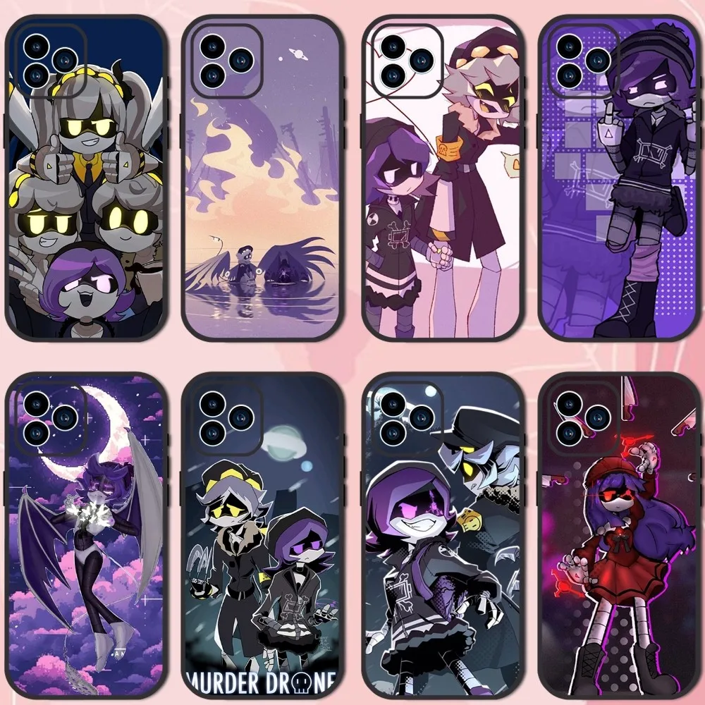 Cartoon Murder Drones Phone Case For Samsung Galaxy S10 FE S21 Ultra S22 Lite Soft Phone Shell Note 10 Back Cover