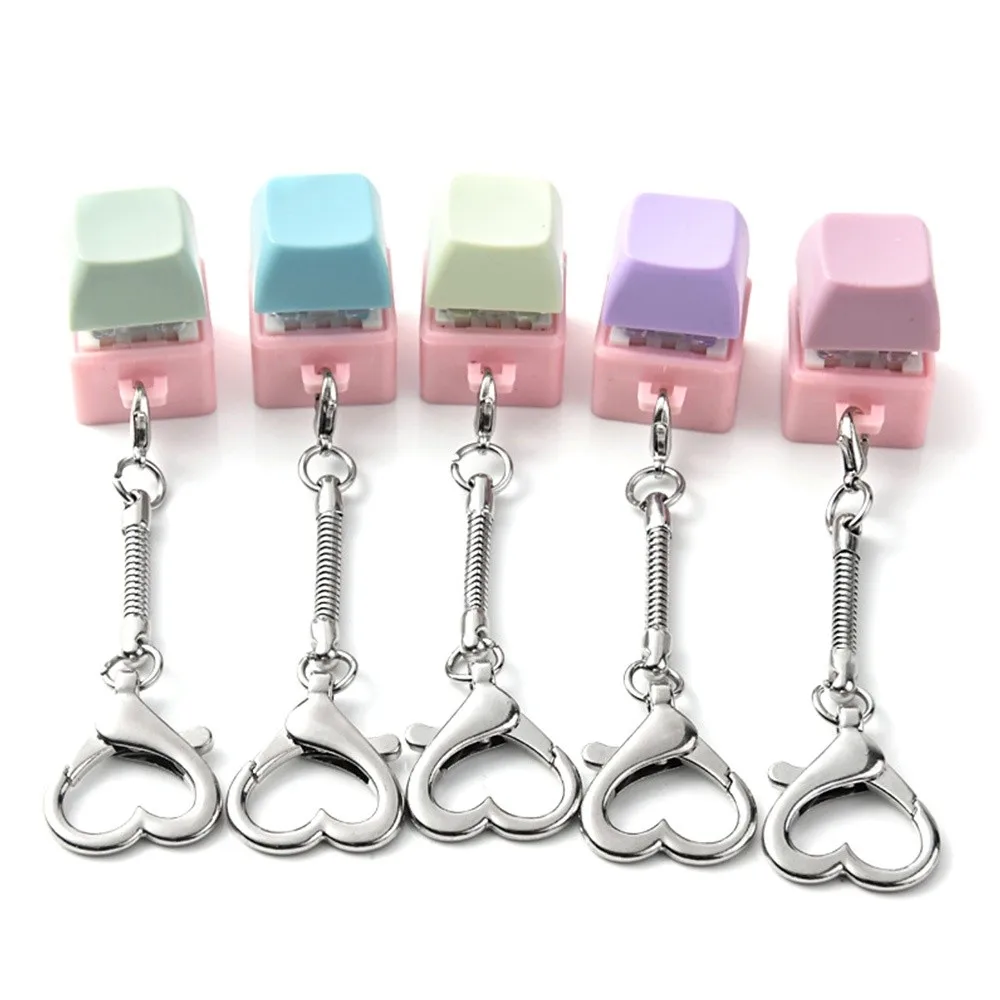 

Расслабляющий DIY брелок-клавиатура без подсветки, игрушка-кликер с кнопками-клавишами для снятия стресса, накладки на клавиши для пальцев