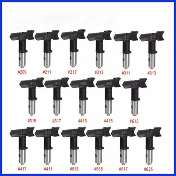 Buse réversible sans air en métal avec traitement de surface en acier inoxydable, 17 pièces