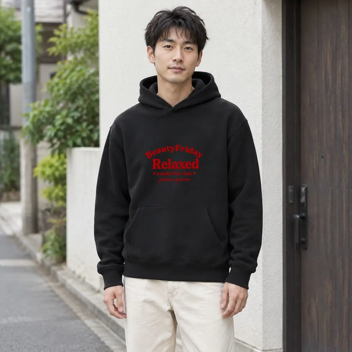 Beautyfriday Relaxed Wonderful Time Fortunes Of Person Autumn and winter new men's and women's hooded sweatshirts