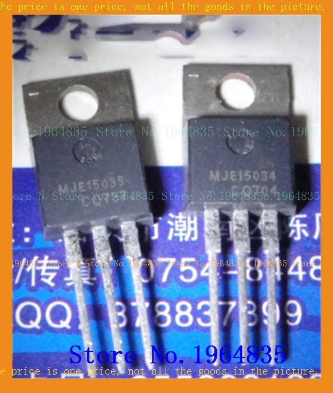 

2pcs/lot=a pair MJE15035 MJE15034 TO-220