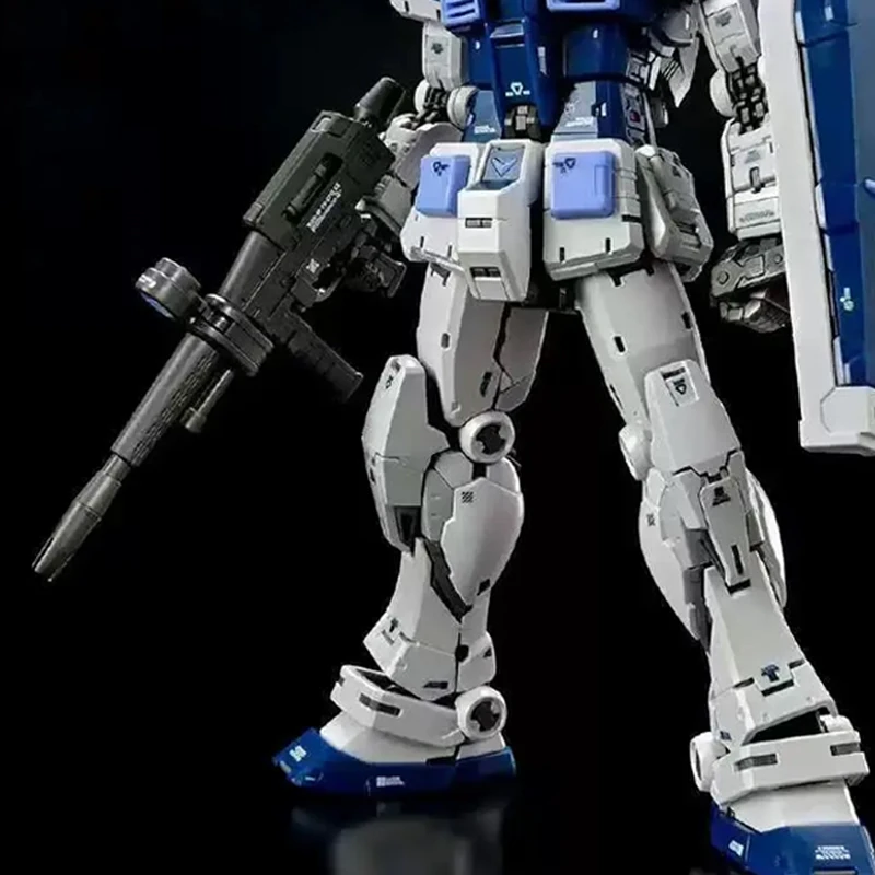 Rg modelo 5501 Rx-78-2 Ver 2,0 modelo de ensamblaje 1/144 figura de acción Rx-78-2 estatua Base modelo colección habitación decoración escritorio juguetes regalo