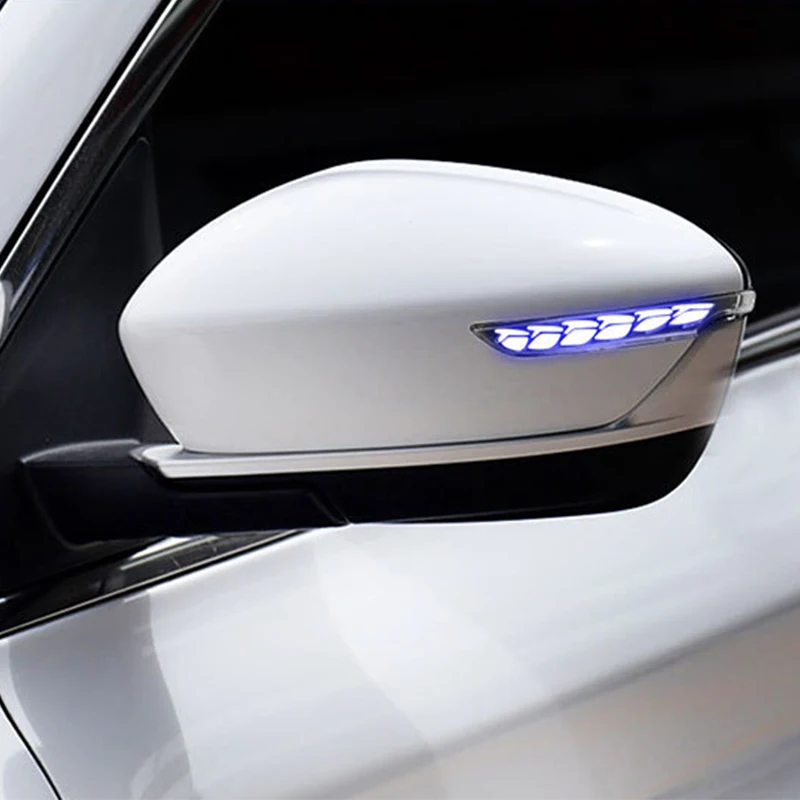 لجيلي Coolray SX11 2020 2021 2022 2023 2024 2025 سيارة مرآة الرؤية الخلفية تدفق ضوء مصباح ليد أجزاء التعديل الخارجي